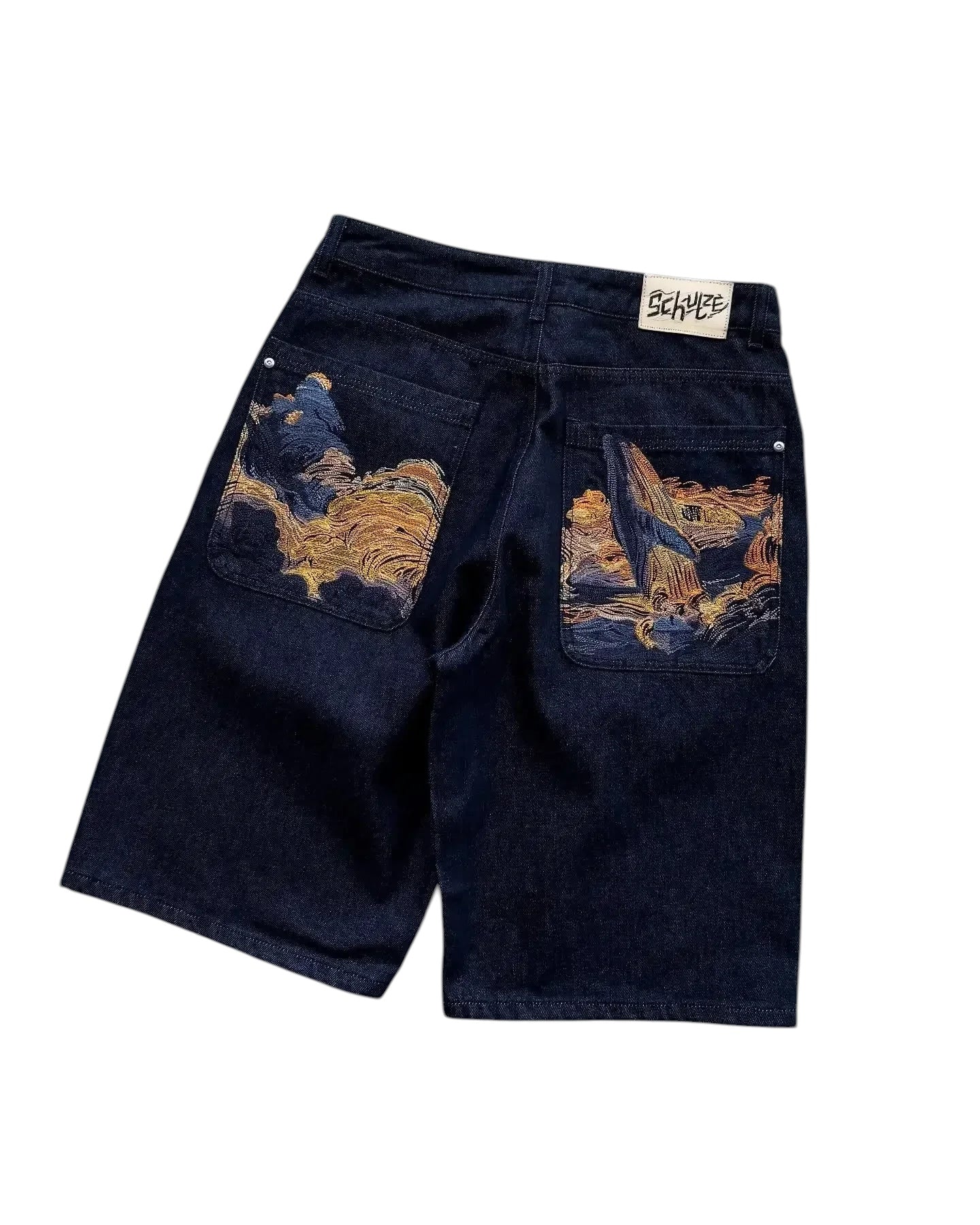 Floral Denim Short