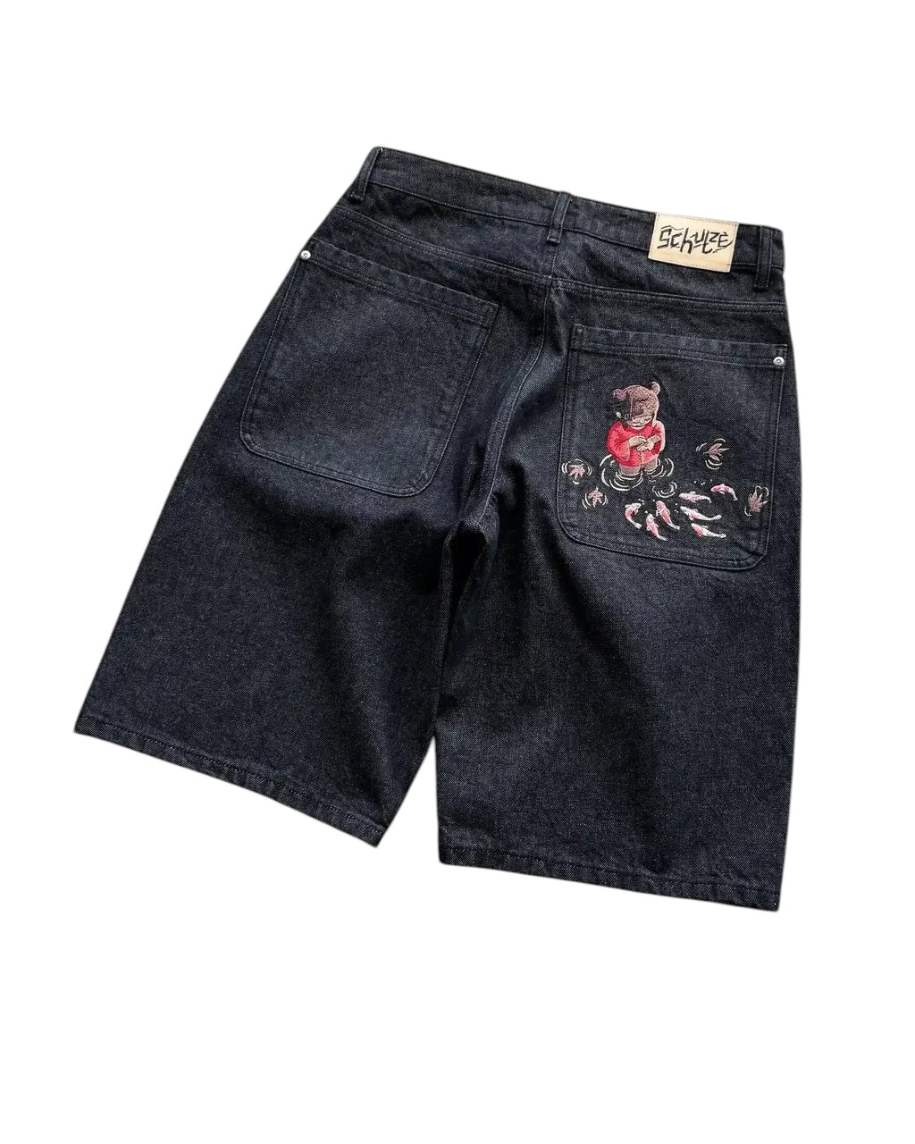 Floral Denim Short