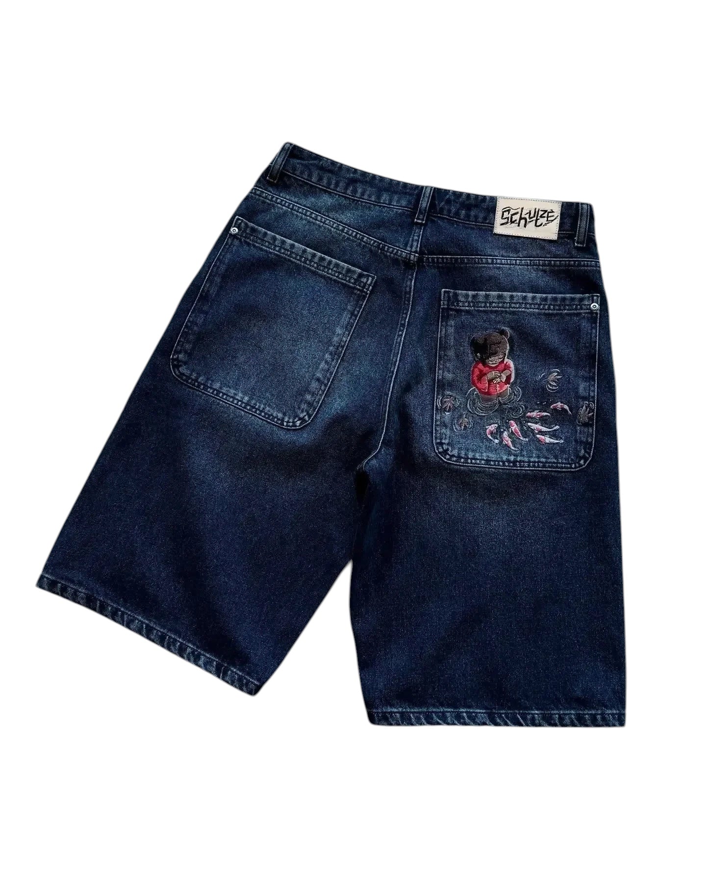 Floral Denim Short