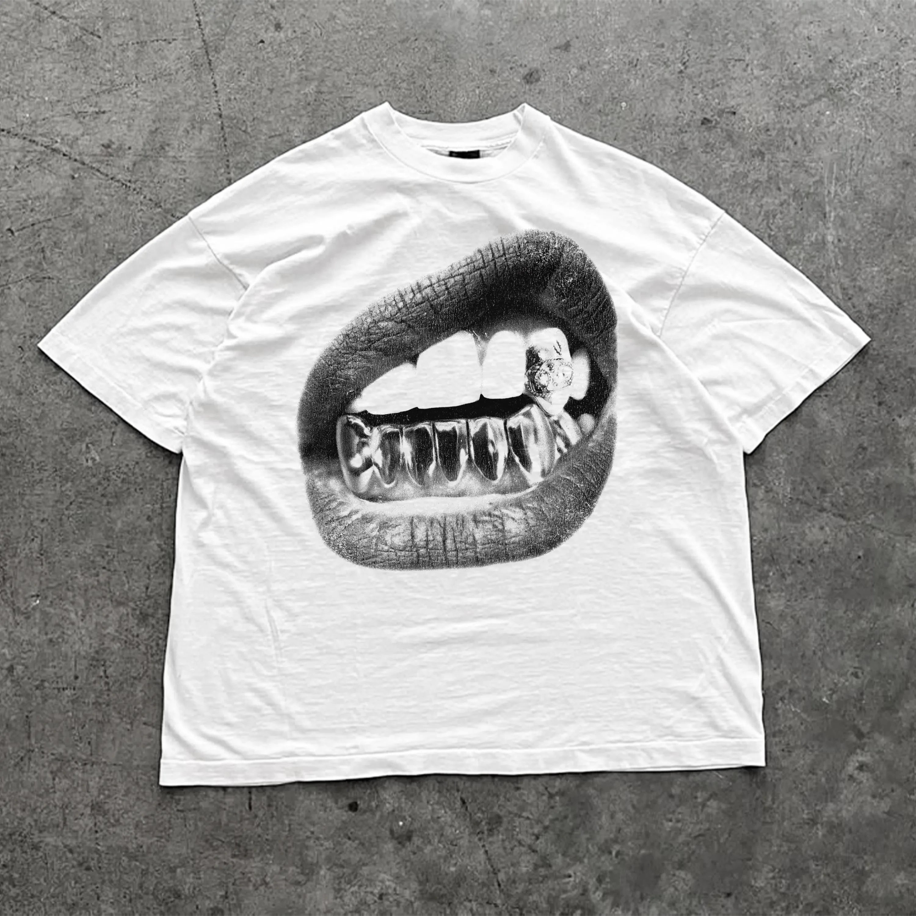 Grillz White T-Shirt